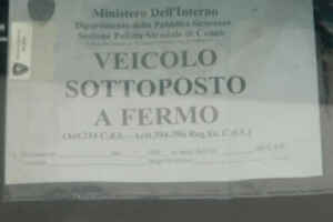 vendere un veicolo con fermo amministrativo
